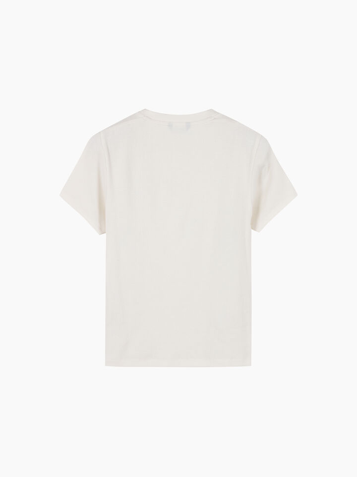 T-SHIRT - sisley k short sleeve t-shirt - Beige | Sisley K image number 3